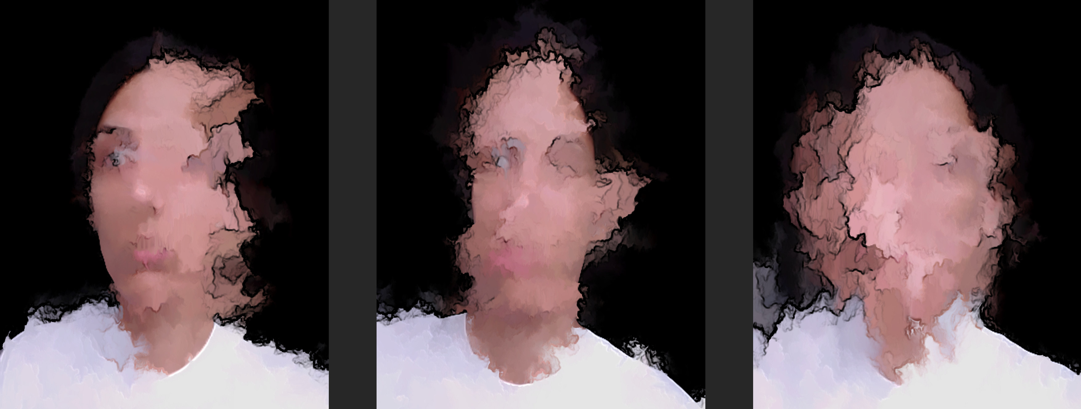 distortion of portrait